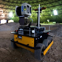 Clearpath Husky A100 in the UTIAS Indoor Rover Test Facility